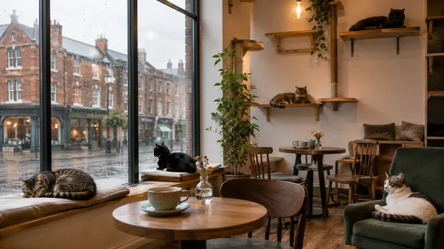 Leitfaden zu Katzencafés in Großbritannien