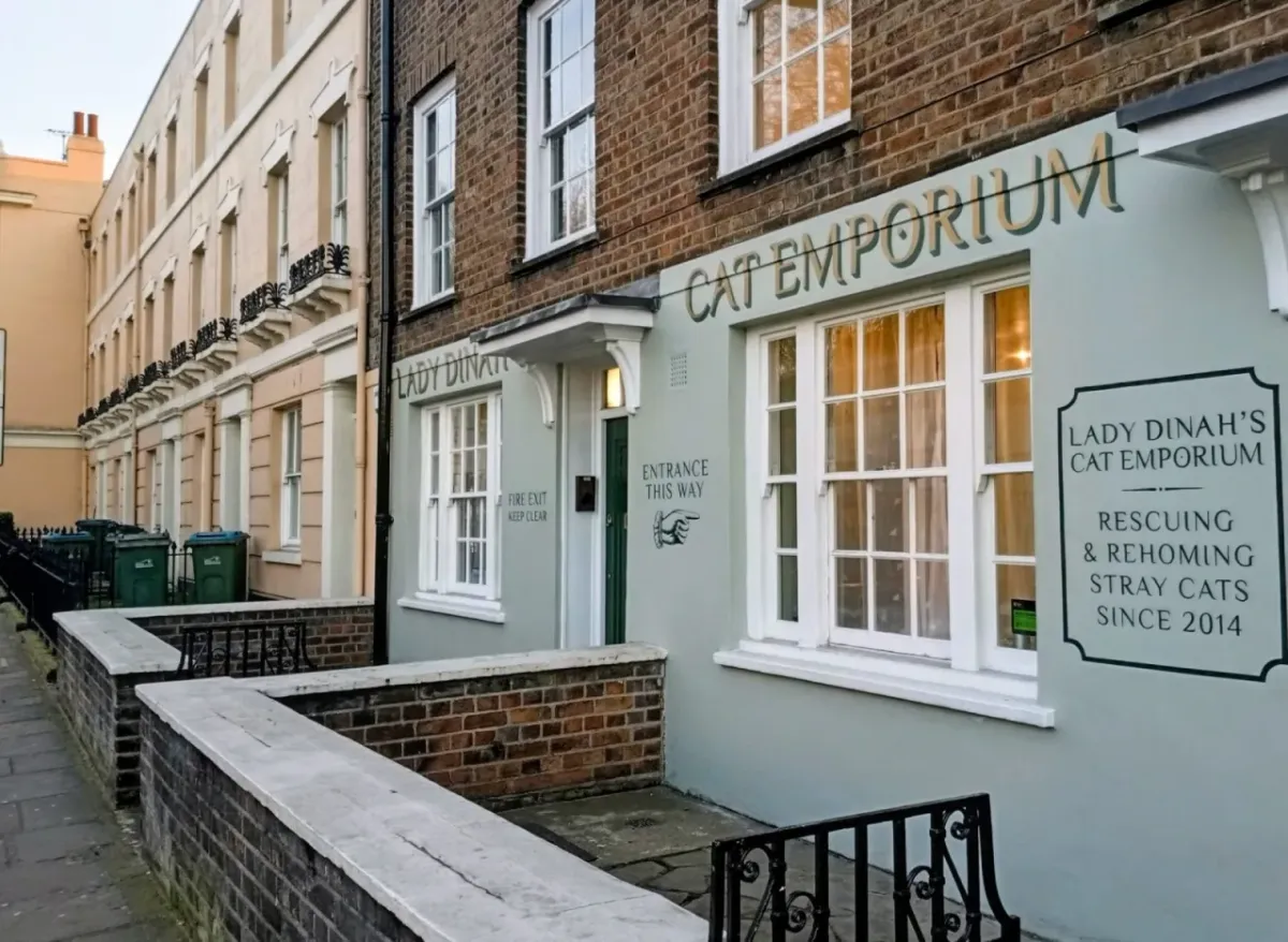 Lady Dinah's Cat Emporium on King William Walk in Greenwich