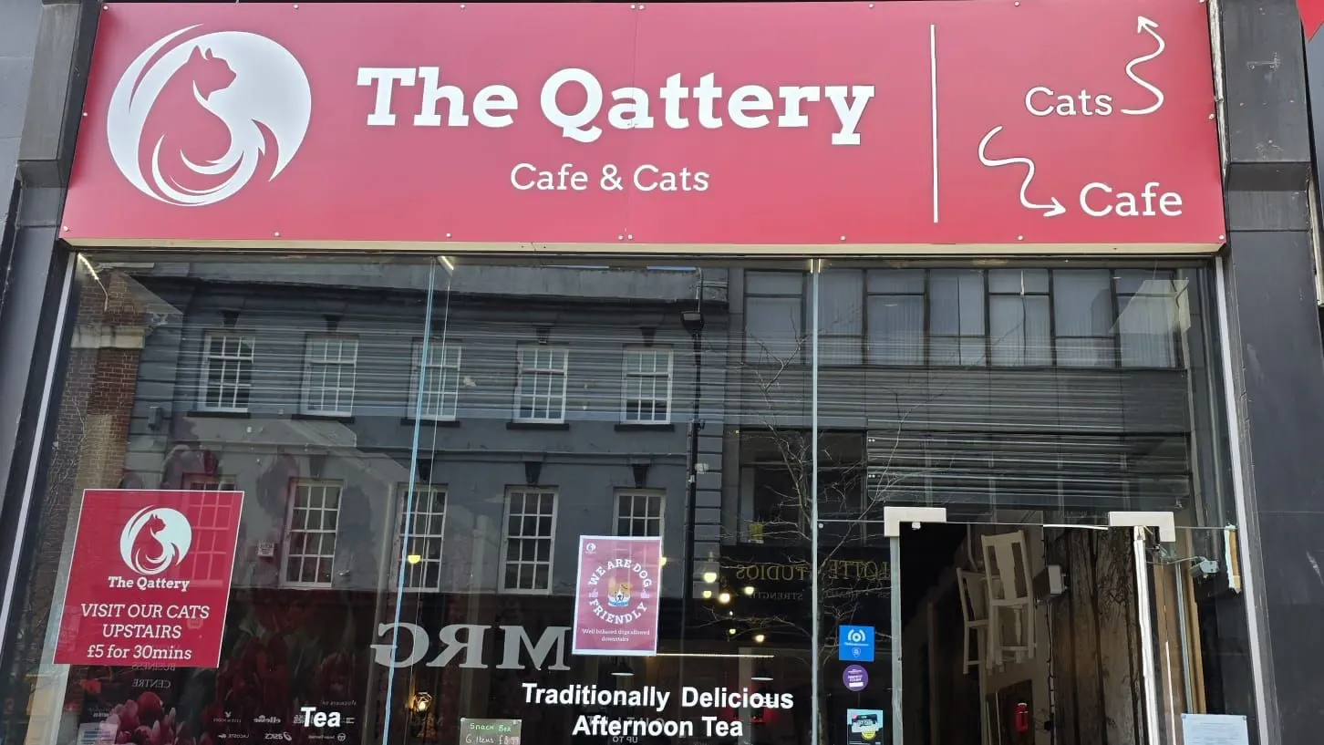 The Qattery Cafe exterior"