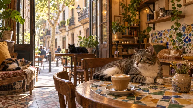 Cat Cafes in Barcelona: Where to Go, Booking and Nearby Options