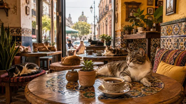 A Brief Guide to Cat Cafes in Mexico